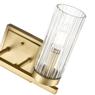 Iversen 12.5" Wide 2-Light Vanity - Vintage Brass