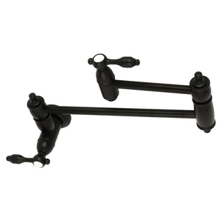 Tudor Pot Filler Faucet in Matte Black