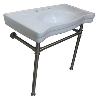 Imperial 35.81 Inch Console Sink in White