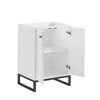 23.63 Inch Chianti Freestanding Vanity in Glossy White /  Top