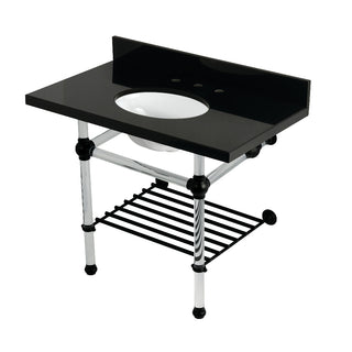 Templeton 36 Inch Console Sink in Black