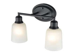 Amberle 2-Light Vanity Matte Black