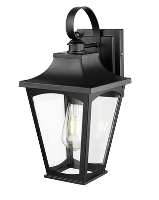 Curry 1-Light Outdoor Wall Sconce Powder Coated Black