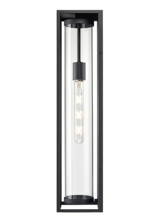 Caleb 1-Light Outdoor Wall Sconce Textured Black