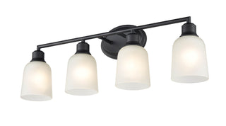 Amberle 4-Light Vanity Matte Black