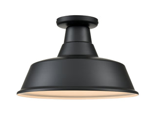 R Series 1-Light 14" Wide Semi-Flush Ceiling Fixture
