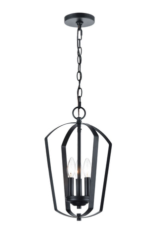 Ivey Lake 3-Light Pendant light Matte Black