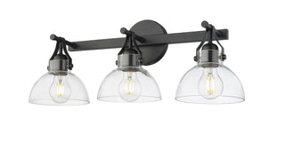 3-Light Vanity Matte Black
