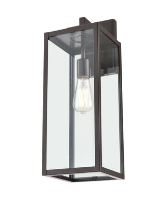 1-Light Outdoor Wall Sconce - Powder Coated Bronze