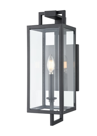 Lamont 1-Light Outdoor Wall Sconce Textured Black