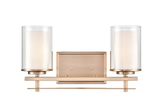 Huderson 2-Light Vanity Modern Gold