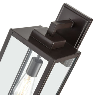 1-Light Outdoor Wall Sconce - Powder Coated Bronze
