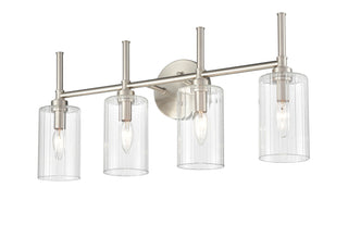 Chastine 4-Light Vanity Brushed Nickel