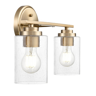 Moven 14.25" Wide 2-Light Vanity - Modern Gold