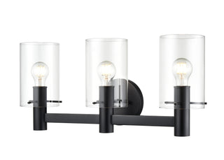 Apolla 3-Light Vanity Matte Black