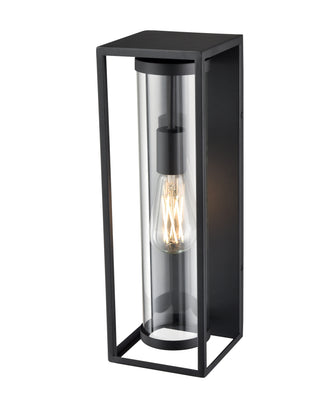 Caleb 1-Light Outdoor Wall Sconce Textured Black