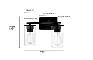 Verlana 2-Light Vanity Chrome