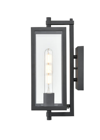 Messi 1-Light Outdoor Wall Sconce Textured Black