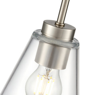 Strayhan 5.75" 1-Light Mini Pendant - Brushed Nickel