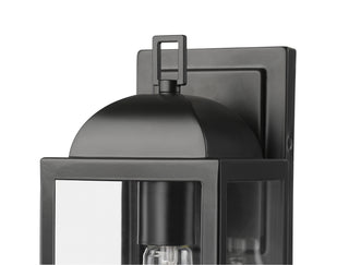 Beaufort 12.75" High 1-Light Outdoor Wall Sconce - Powder Coated Black