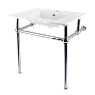 Templeton 31.13 Inch Console Sink in White