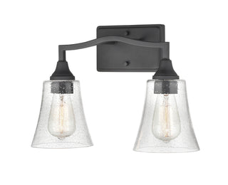 Caily 2-Light Vanity Matte Black