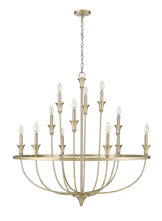 Emery 12-Light Chandelier Ceiling Light Modern Gold