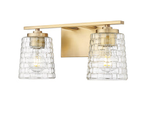 Saben 2-Light Vanity Vintage Brass