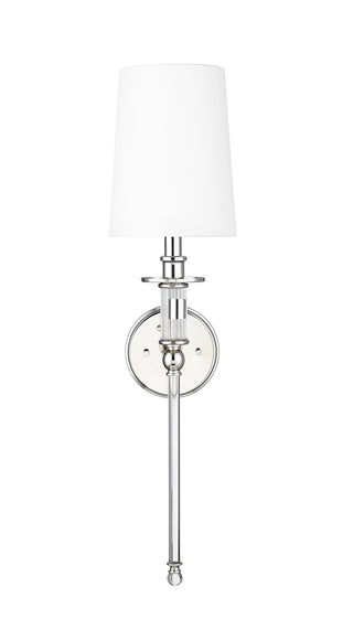 1-Light Wall Sconce Polished Nickel
