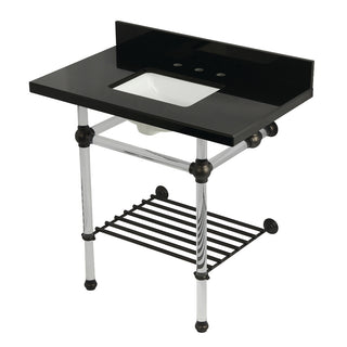 Templeton 36 Inch Console Sink in Oil Rubbed Bronze