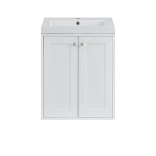 23.63 Inch Chianti Freestanding Vanity in Glossy White / White Glossy Top