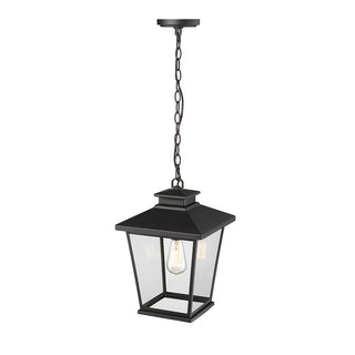 Bellmon 1-Light Outdoor Hanging Lantern Powder Coated Black