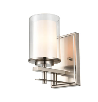Huderson 1-Light Wall Sconce Brushed Nickel