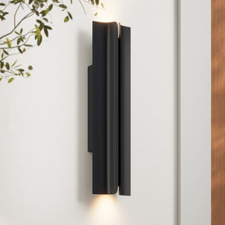 Outdoor Wall Sconce LED Powder Coated Black
