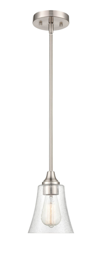 Caily 1-Light Pendant light Brushed Nickel