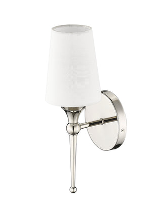 1-Light Wall Sconce Polished Nickel