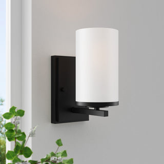 Verlana 8.75" High 1-Light Wall Sconce - Matte Black
