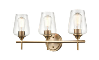 Ashford 3-Light Vanity - Modern Gold