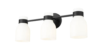 Corella 3-Light Vanity Matte Black