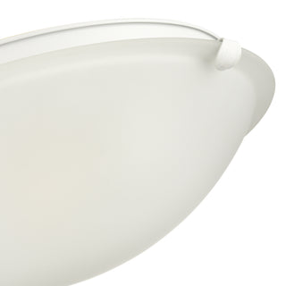 2-Light Flushmount Ceiling Light Matte White