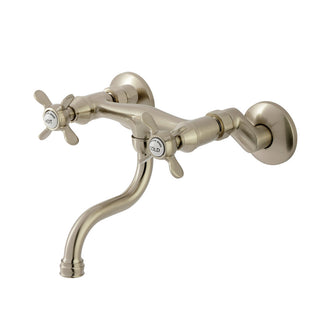 Essex Wall-Mount Bathroom Faucet in Brushed Nickel