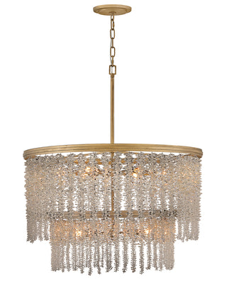 Rubina Medium Chandelier in Burnished Gold