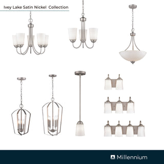 Ivey Lake 4-Light Vanity Satin Nickel