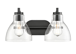 Knightsdale 17.5"  2-Light Vanity - Matte Black