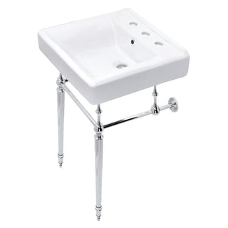Edwardian 20 Inch Console Sink in White