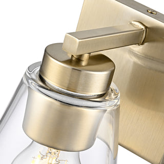 Strayhan 6.75" High 1-Light Wall Sconce - Modern Gold
