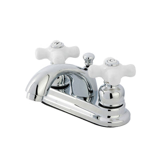 Vintage 4 Inch Centerset Bathroom Faucet in Polished Chrome