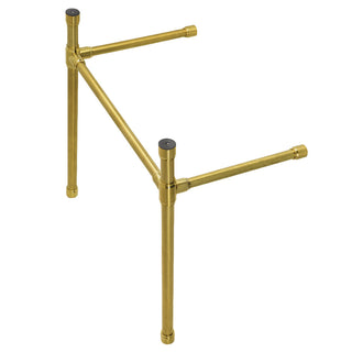 Dreyfuss 28 Inch Console Sink in Brushed Brass