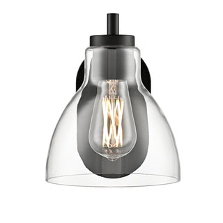 Knightsdale 9.25" High 1-Light Wall Sconce - Matte Black