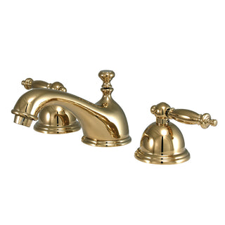 Templeton Widespread Bathroom Faucet in Polished Brass